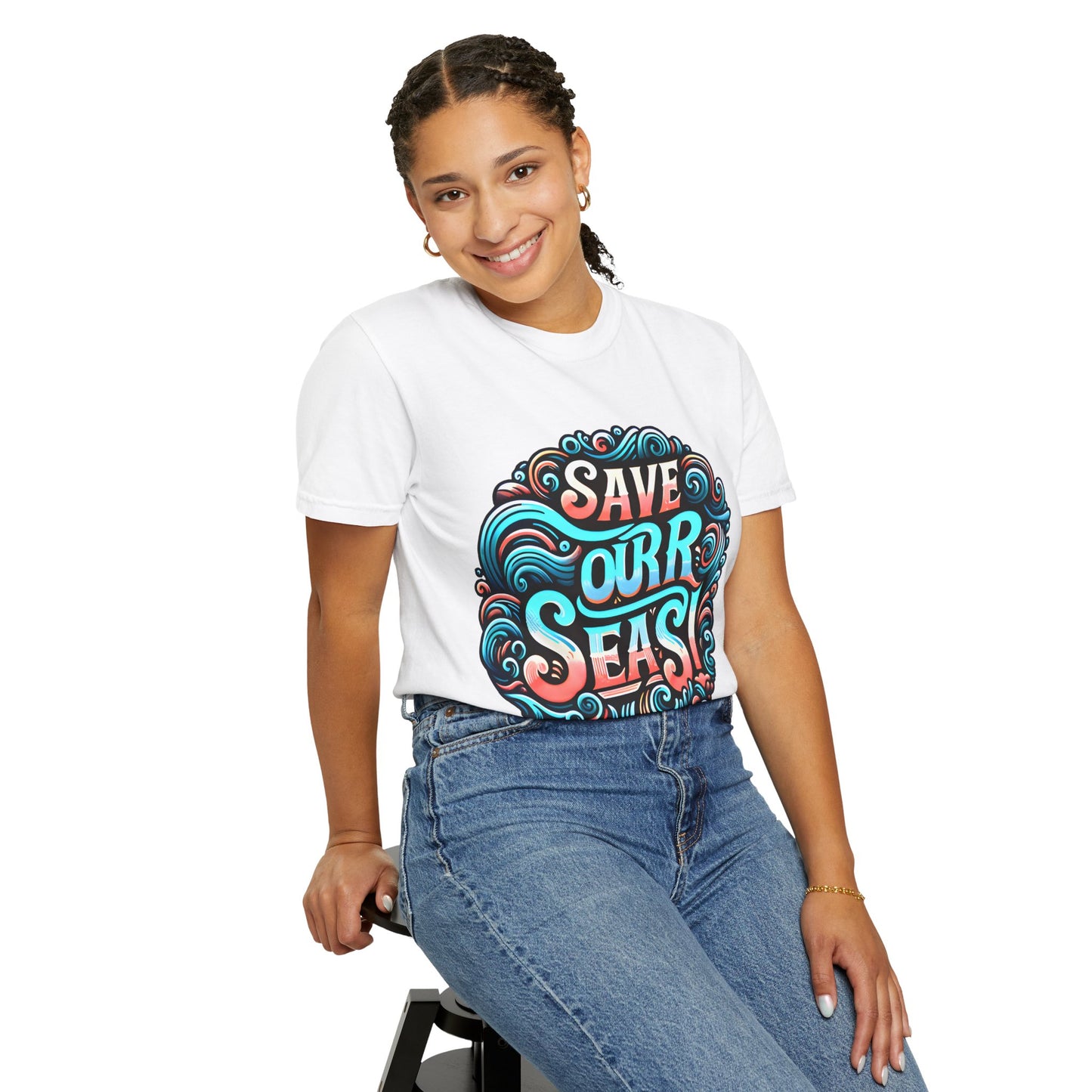 Save Our Seas T-Shirt - Eco-Friendly Ocean Awareness Tee