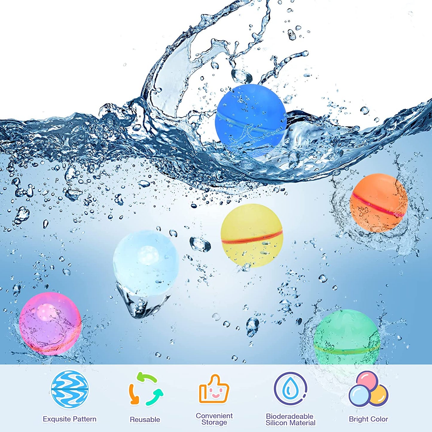 Rectre™ Reusable Water Balloons (12 pcs)